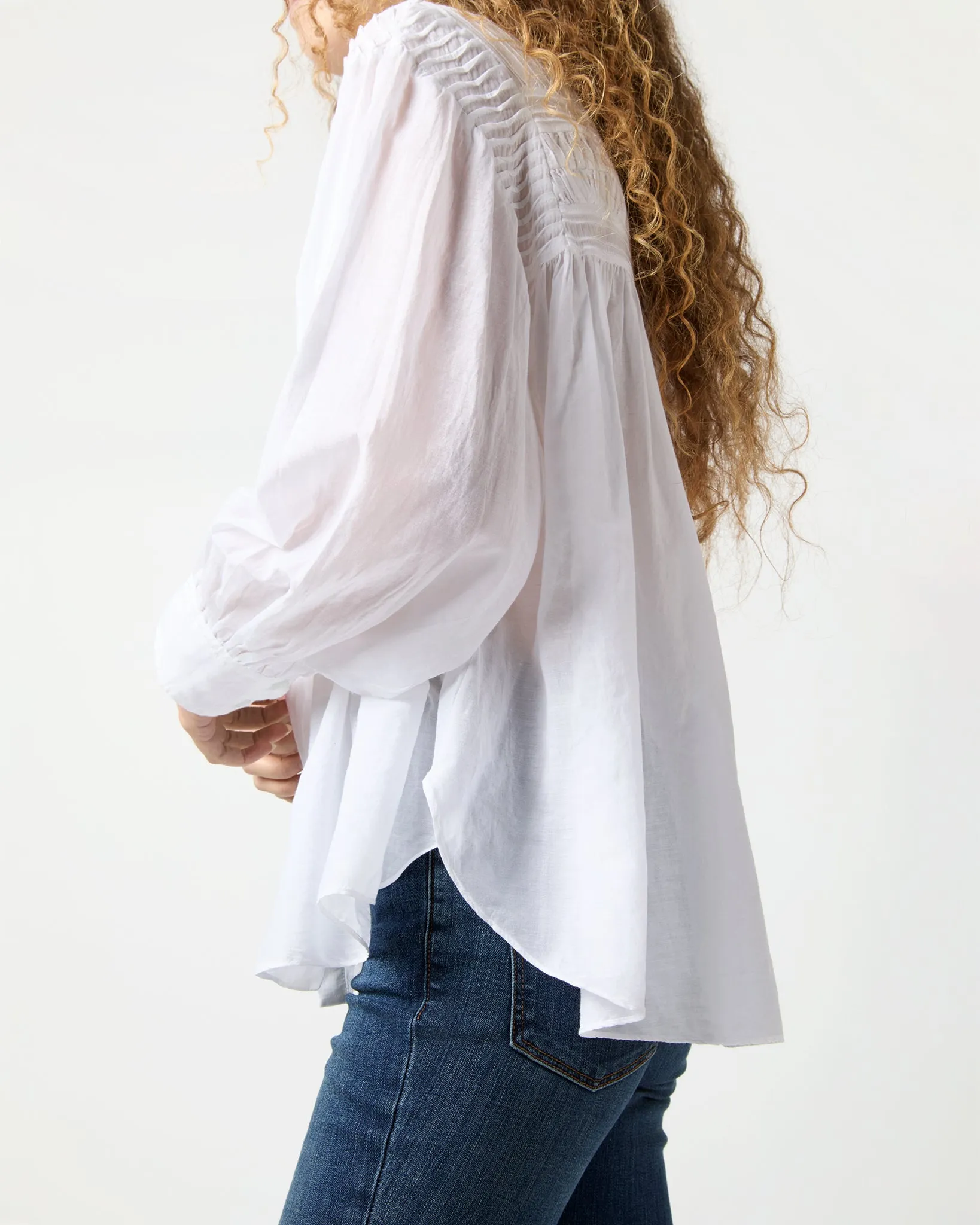 Plalia Top in White