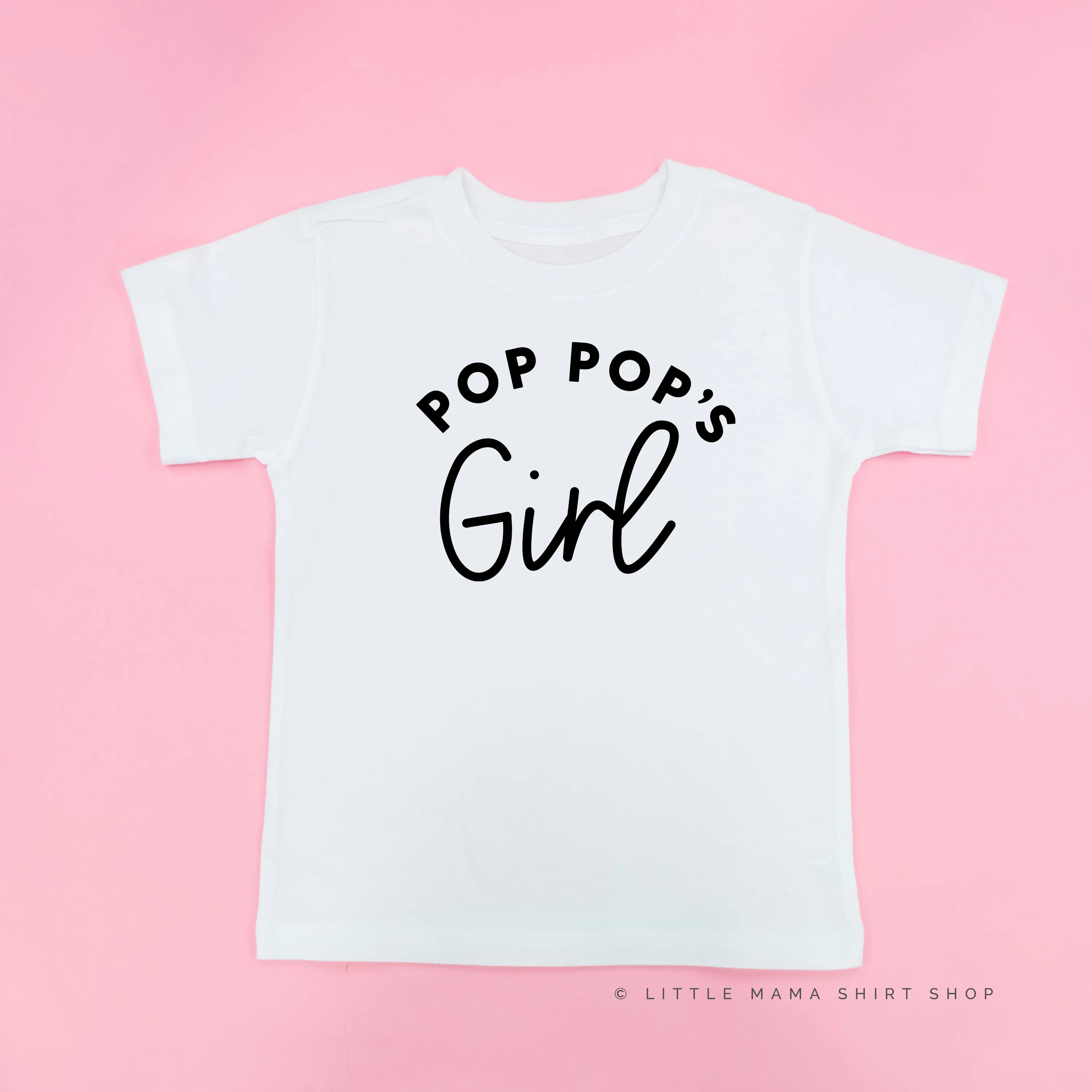 Pop Pop's Girl - Short Sleeve Child Shirt