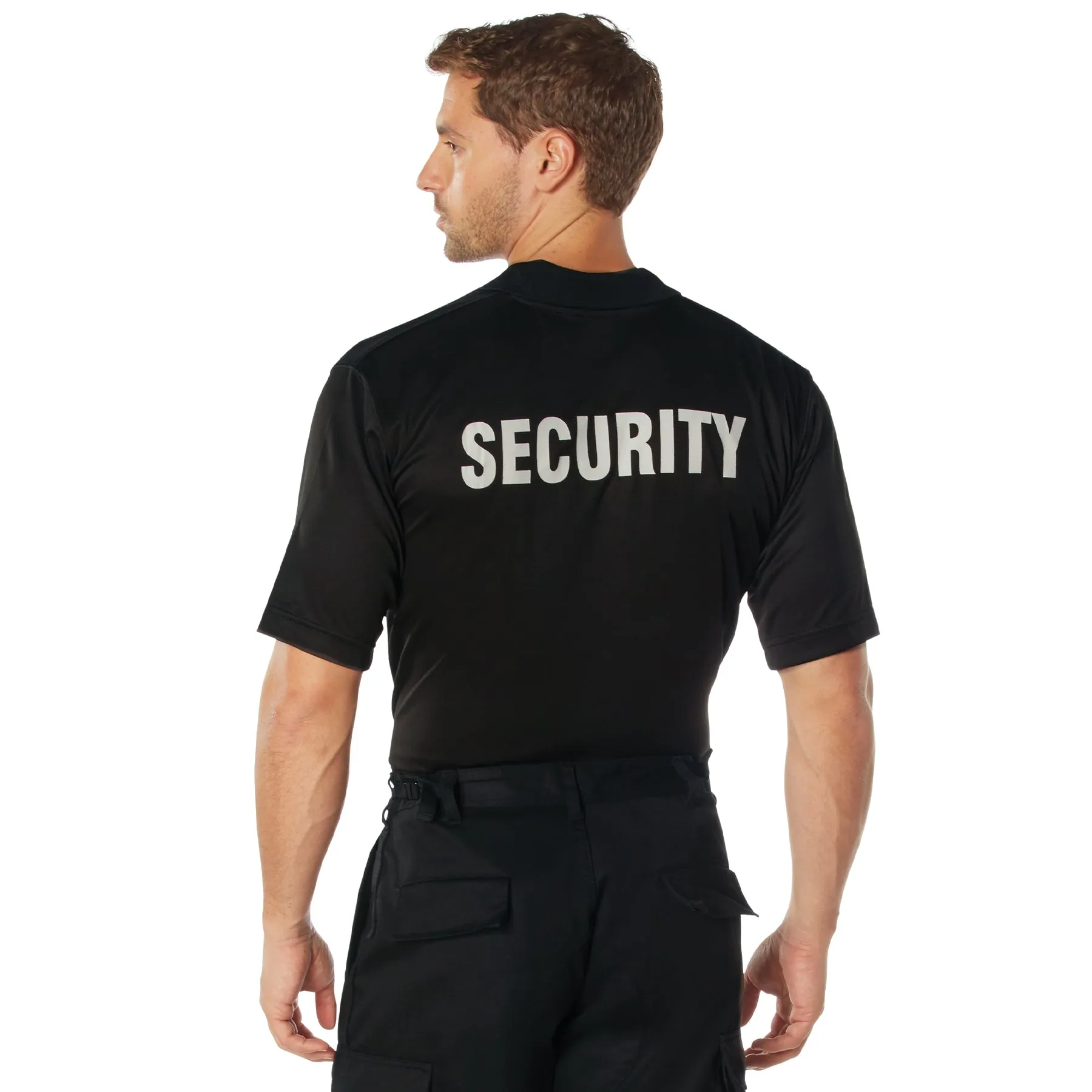 [Public Safety] Moisture Wicking Security Badge Polo T-Shirts