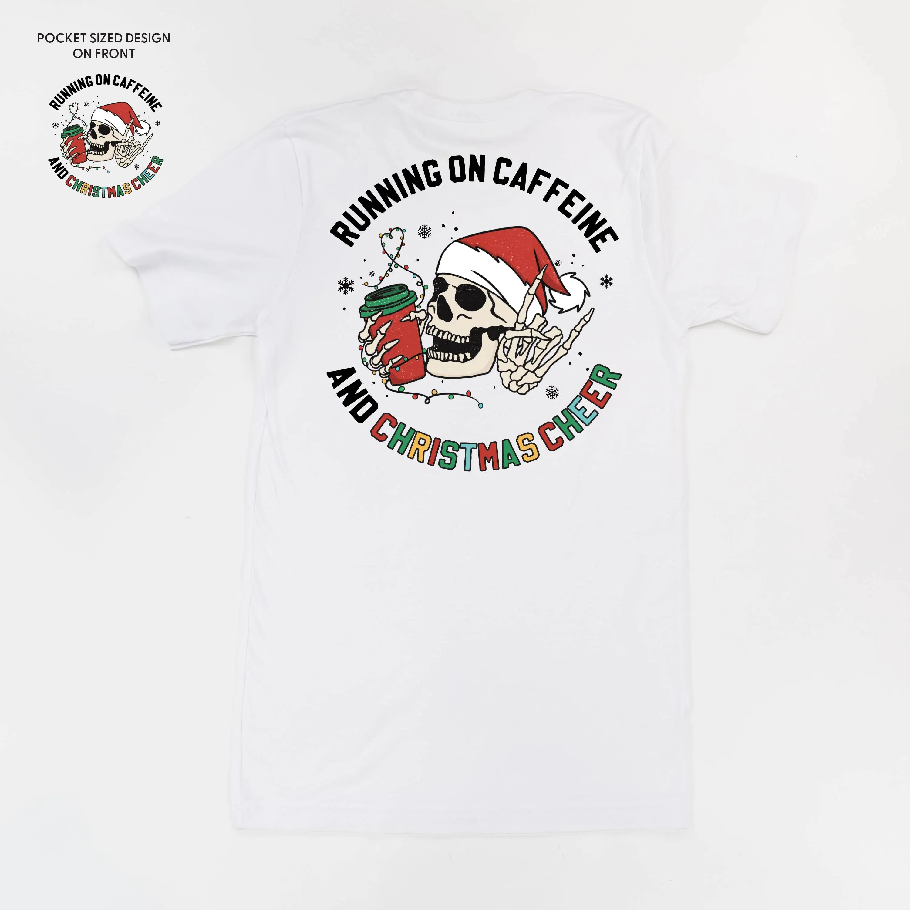 Running On Caffeine And Christmas Cheer (pf&b) - Unisex Tee