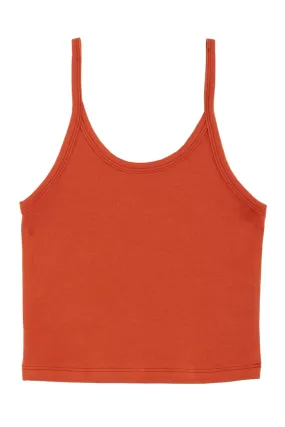 Rust Crop Tank