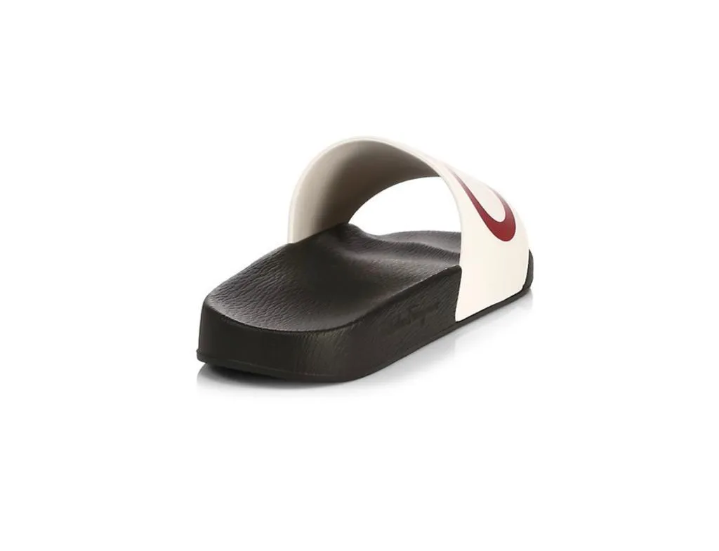 Salvatore Ferragamo Men's Signature Embossed Logo Pool Slides Sz 6M