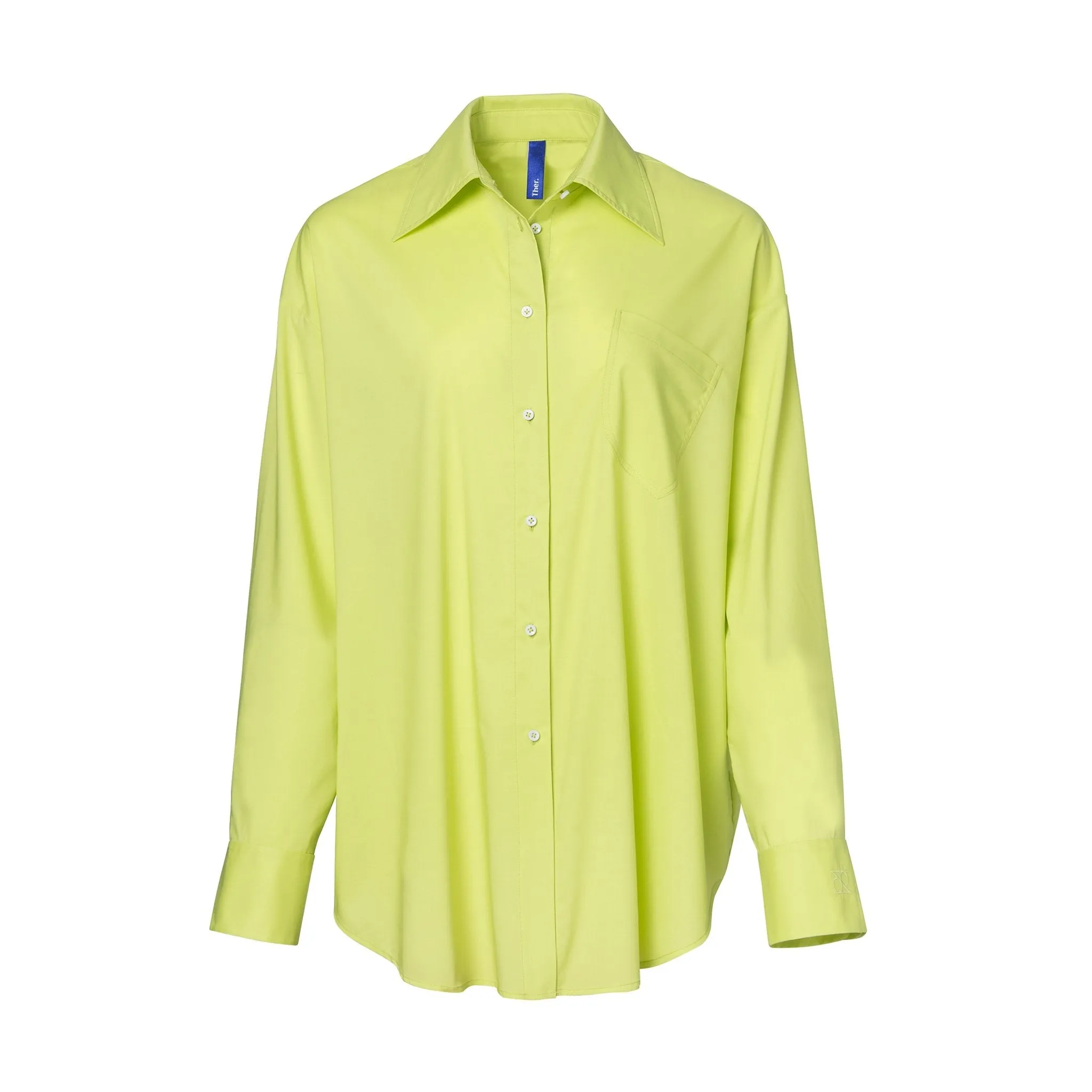 Shiny Green Loose Shirt