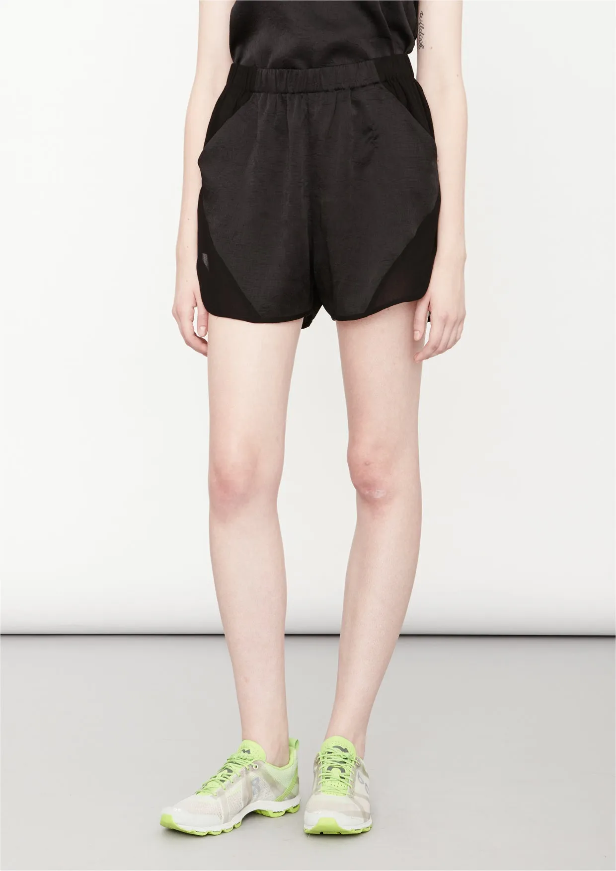 SHORTS - SHINY/MATTE black