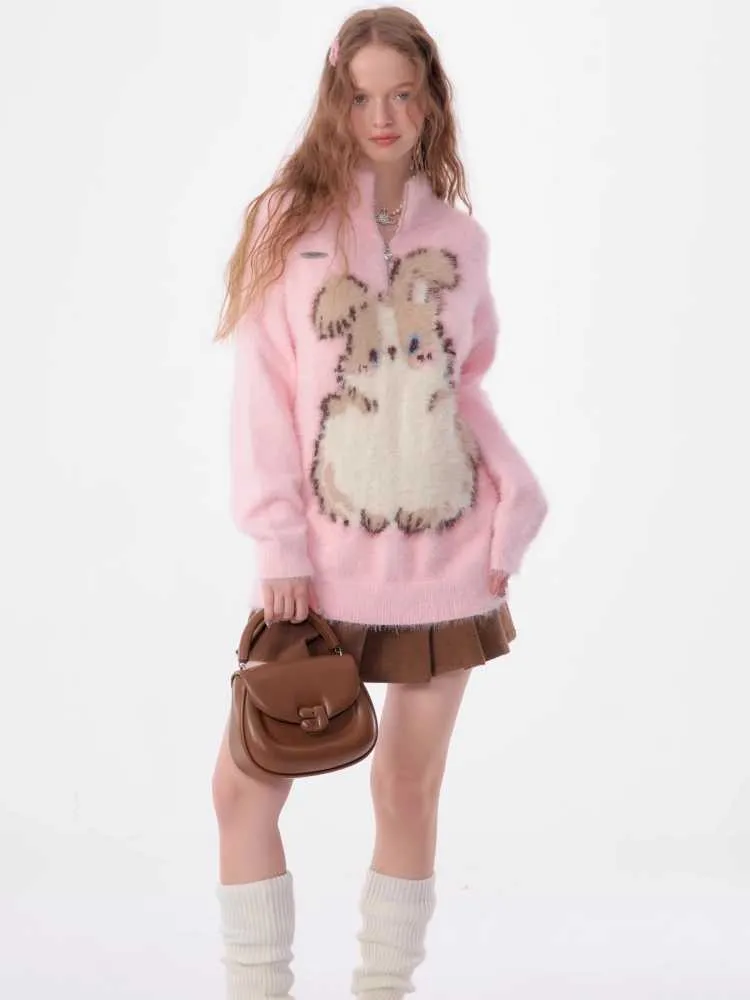 Soft rabbit sweater【s0000010145】