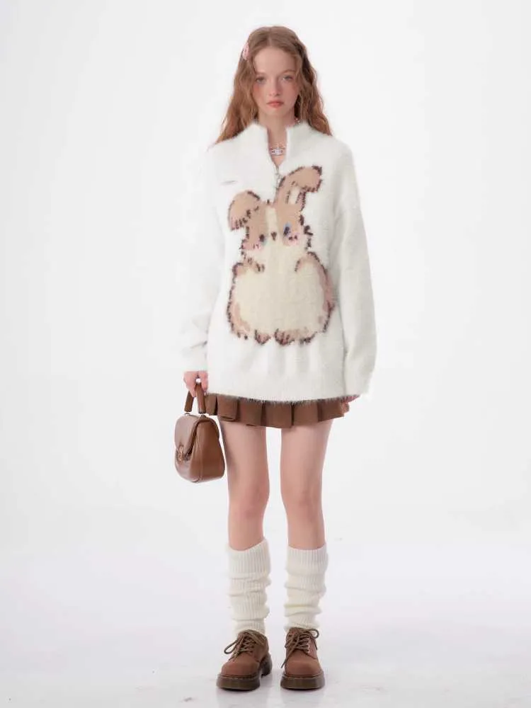 Soft rabbit sweater【s0000010145】