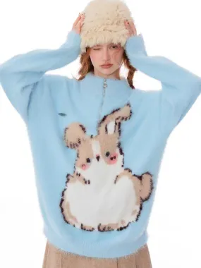 Soft rabbit sweater【s0000010145】