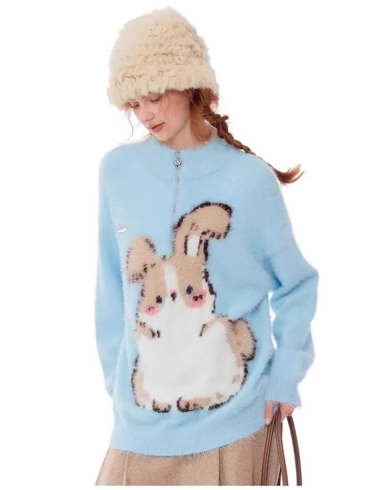 Soft rabbit sweater【s0000010145】