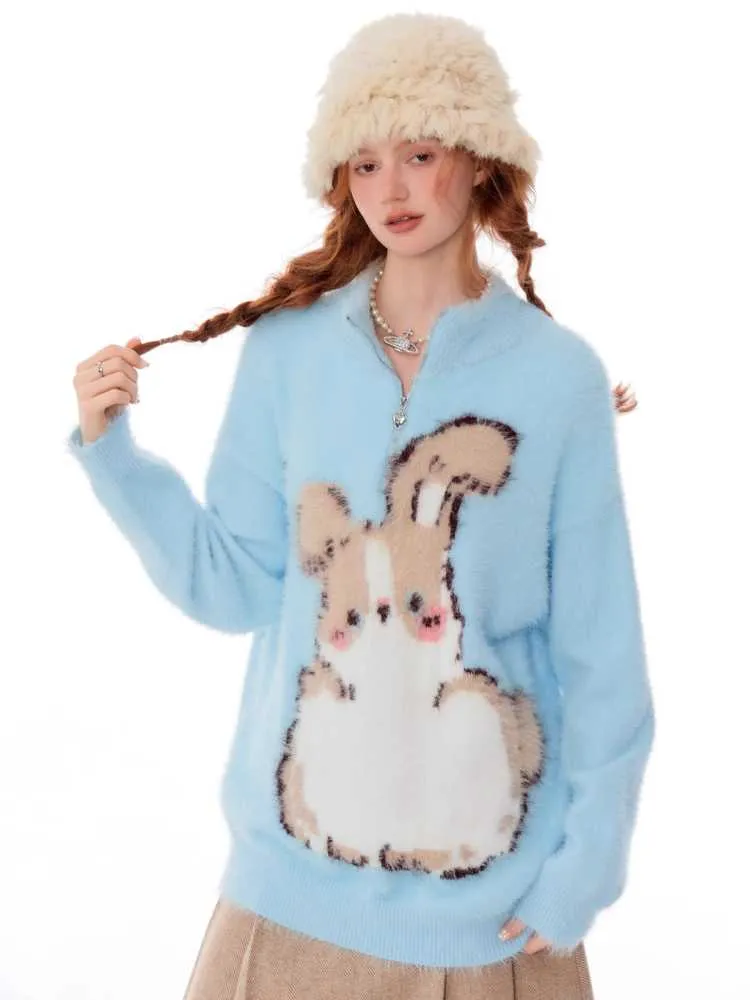 Soft rabbit sweater【s0000010145】