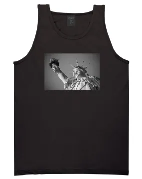 Statue Of Liberty Pixelated Tank Top