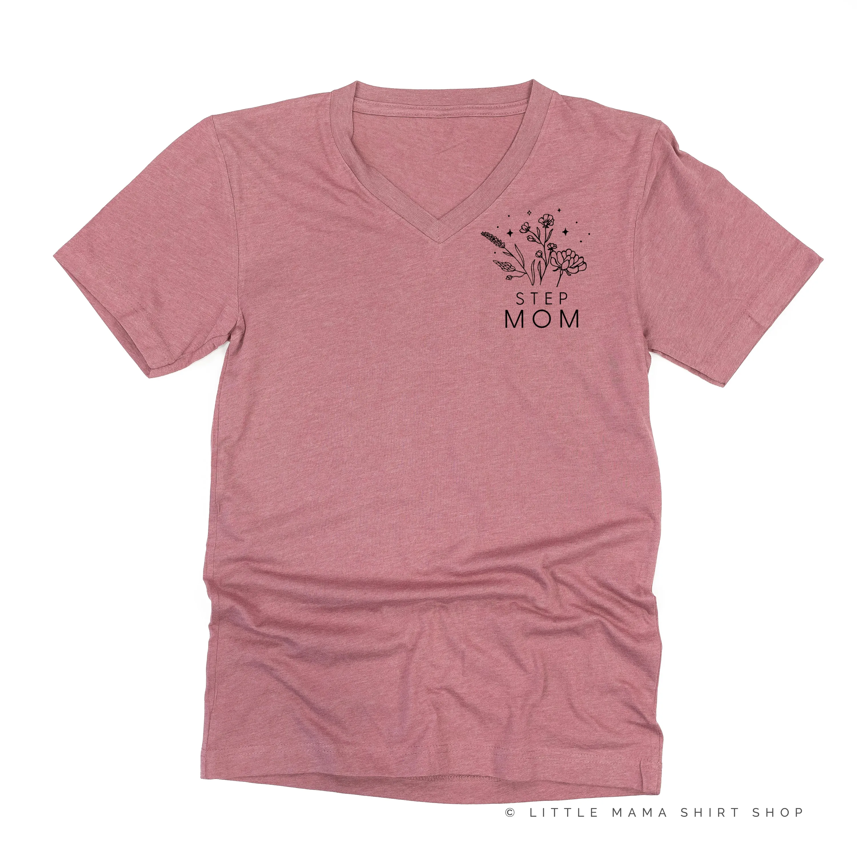 STEP MOM - Bouquet - Pocket Size ﻿- Unisex Tee