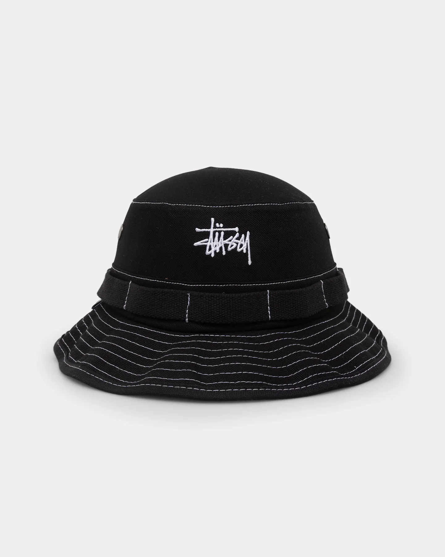 Stussy Contrast Topstitch Boonie Black