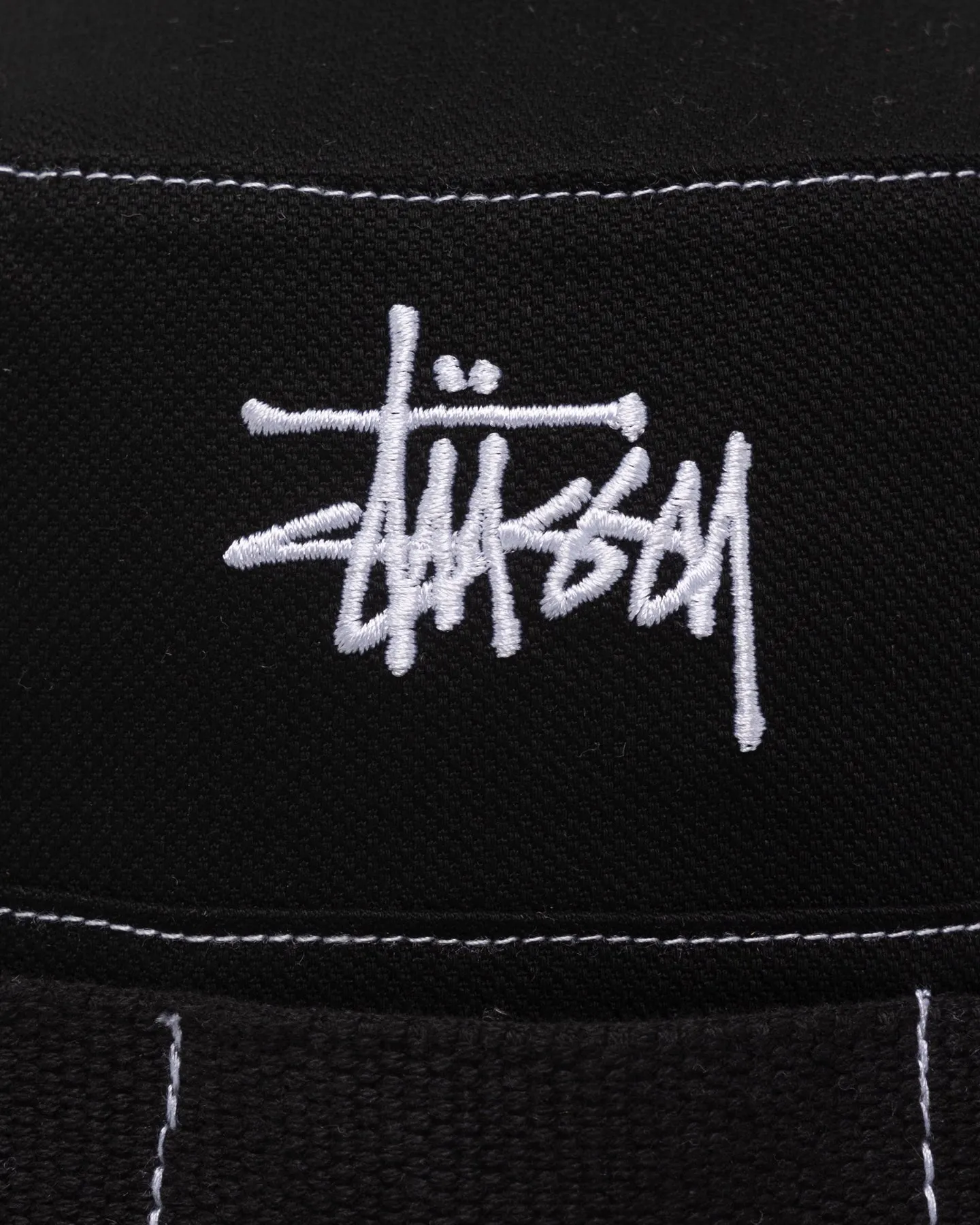 Stussy Contrast Topstitch Boonie Black