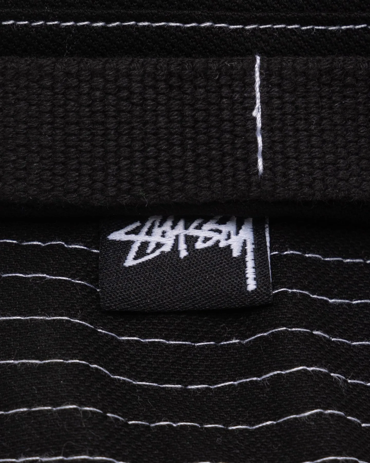 Stussy Contrast Topstitch Boonie Black