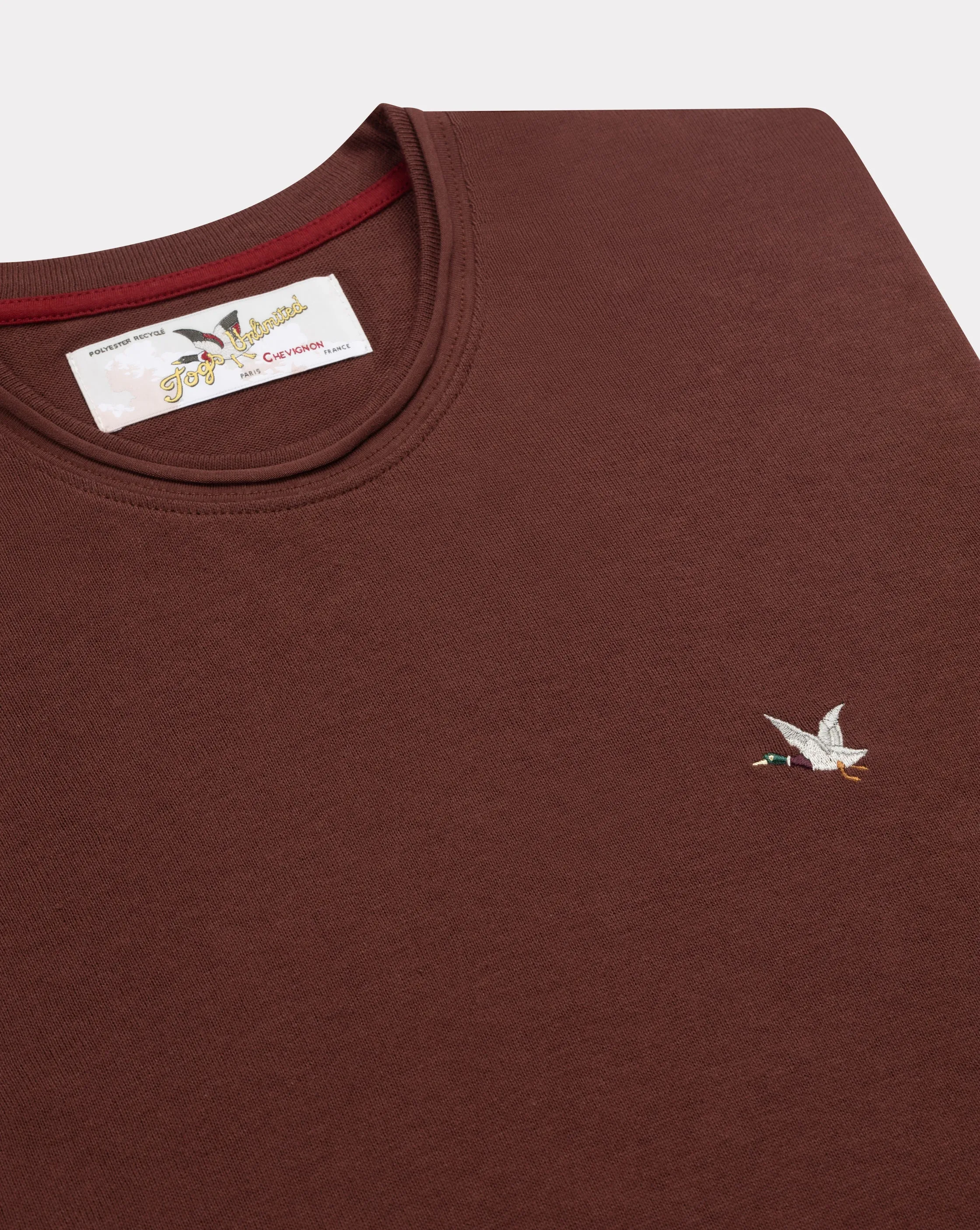 T-SHIRT DUCK TEE BURGUNDY