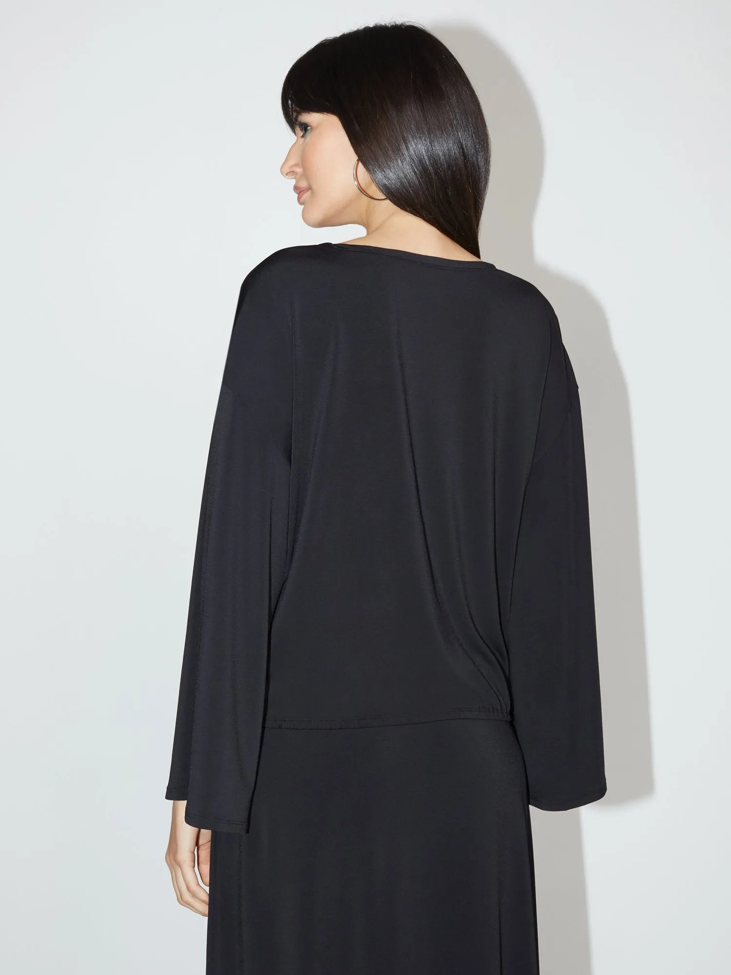 V-Neck Bell-Sleeve Top - NY&C Style System