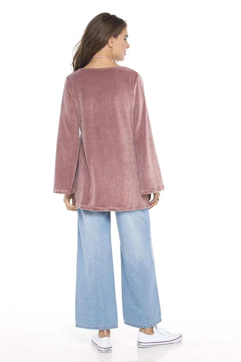 Velour Comfy Top