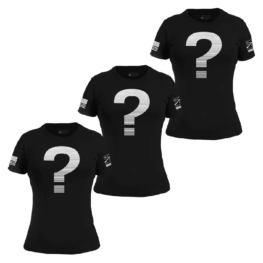 Women's Club Grunt Style Mystery T-Shirt - 3 Pack