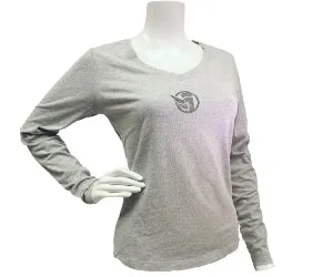 Women's V-neck LS Tee