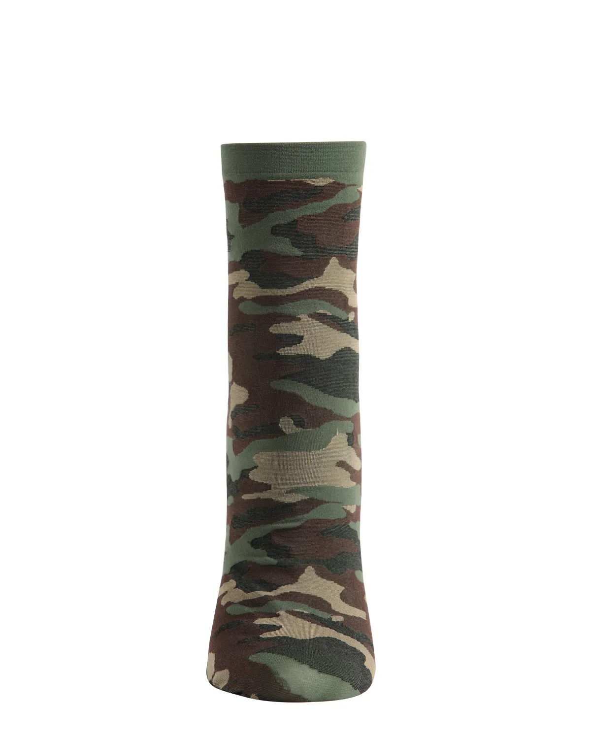 Women's You Can't See Me Camouflage Print Anklet Sock