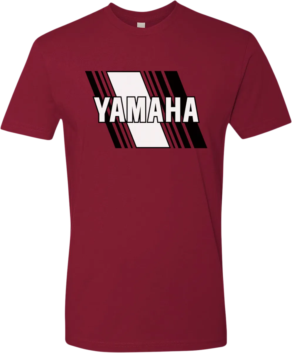 YAMAHA APPAREL Yamaha Heritage Diagonal T-Shirt - Red - Medium NP21S-M3118-M