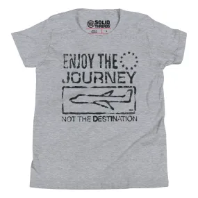 Youth Enjoy the Journey Not The Destination Extra Soft T-Shirt